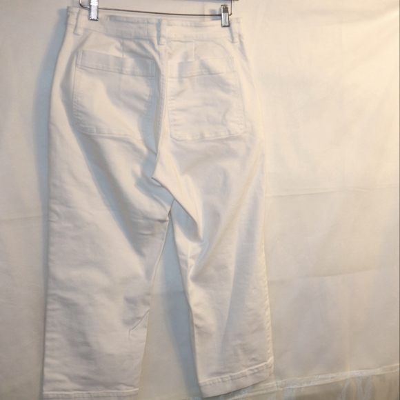 Everlane The Straight Leg Crop 8 Petite White - Picture 10 of 13